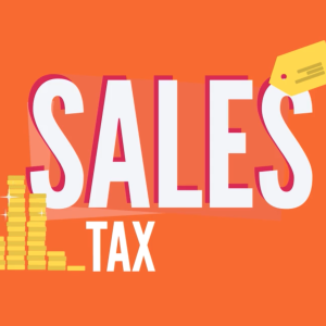 Sales tax tag